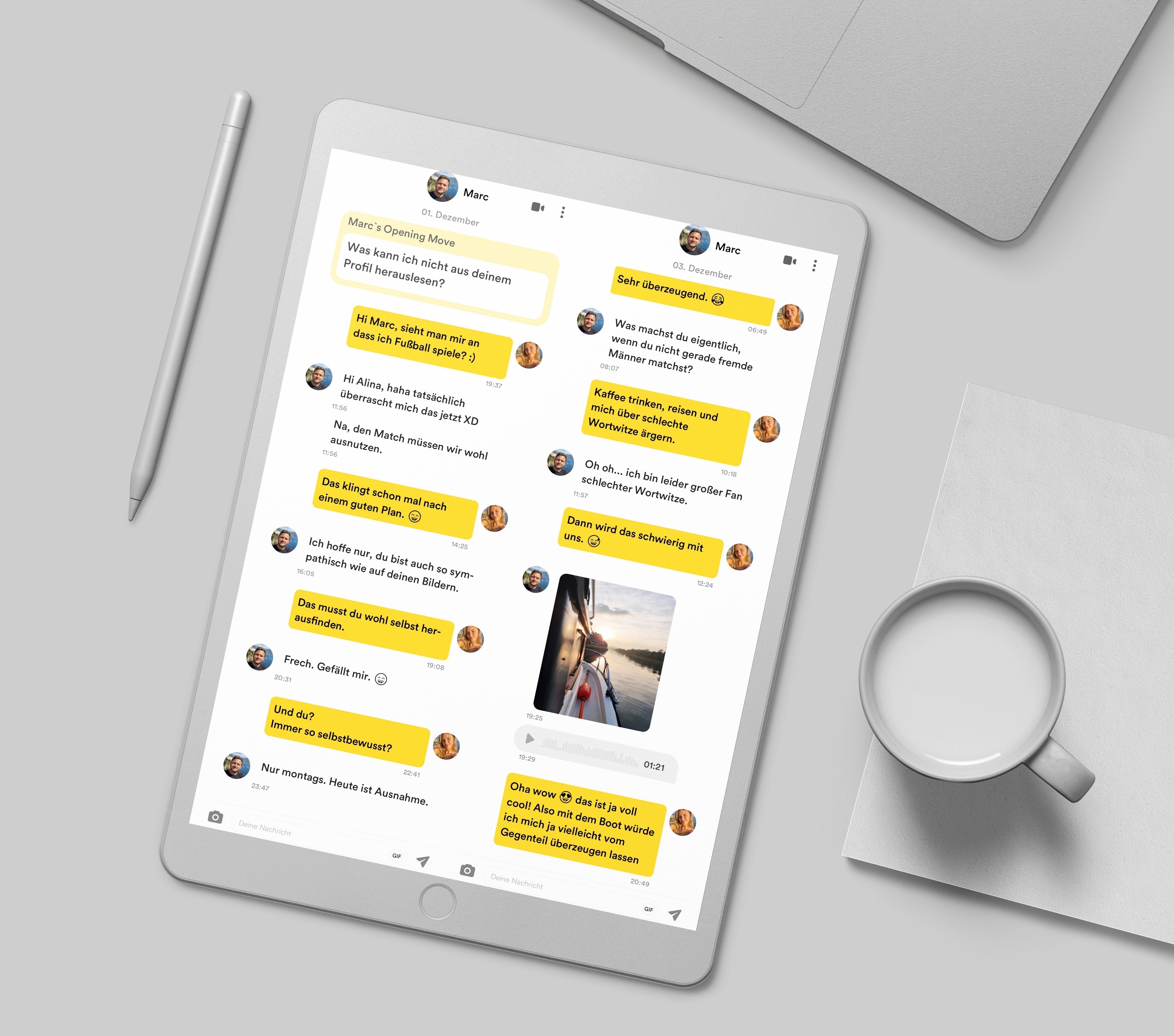 Bumble Chat exportieren 2026