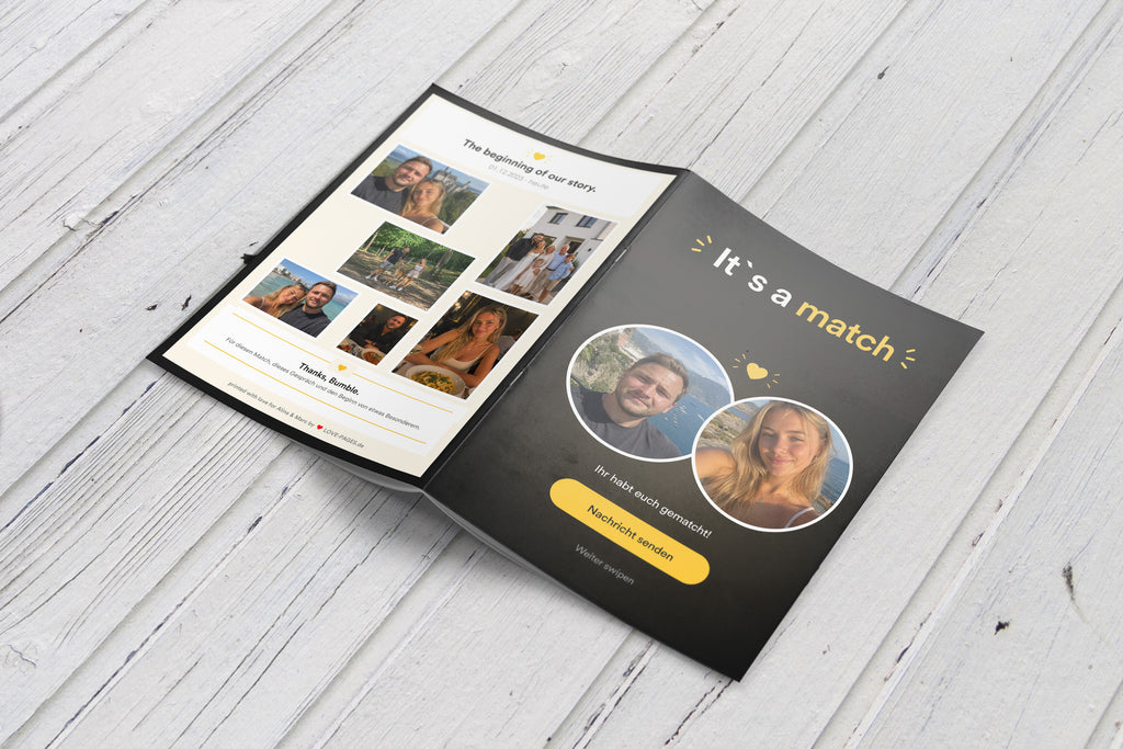 Bumble Chat als Dating Buch gedruckt 5