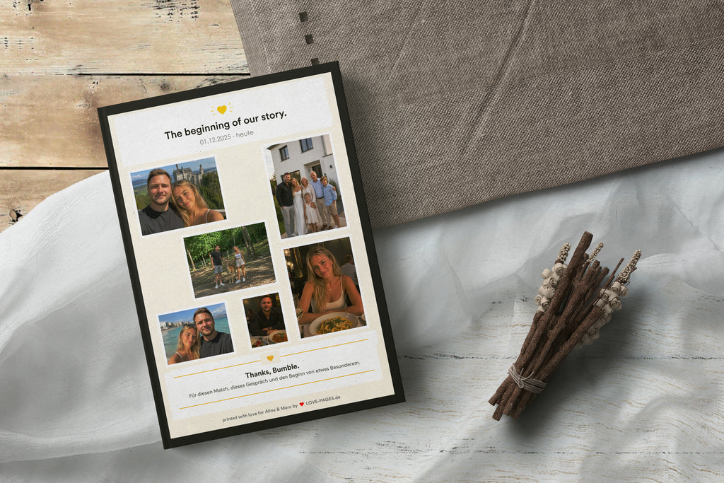 Bumble Chat als Dating Buch gedruckt 6